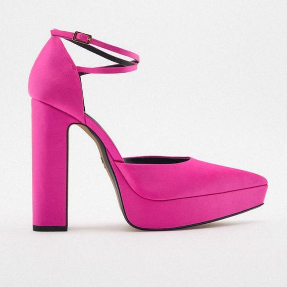 Zara Heeled Platform Pump
